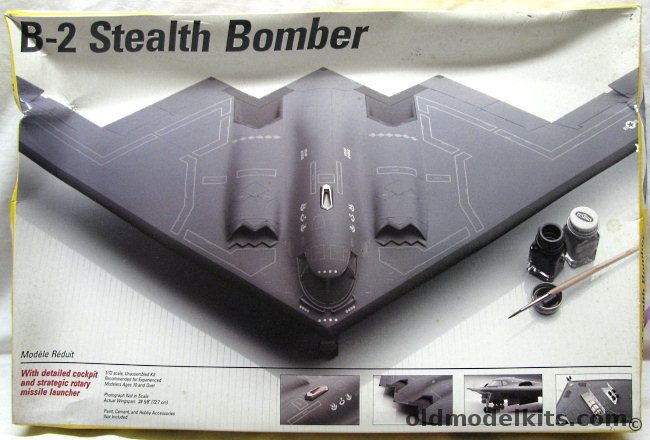 Testors 1/72 B-2 Stealth Bomber, 571 plastic model kit